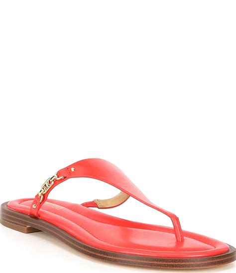 michael kors thong sandal|Daniella Leather Sandal .